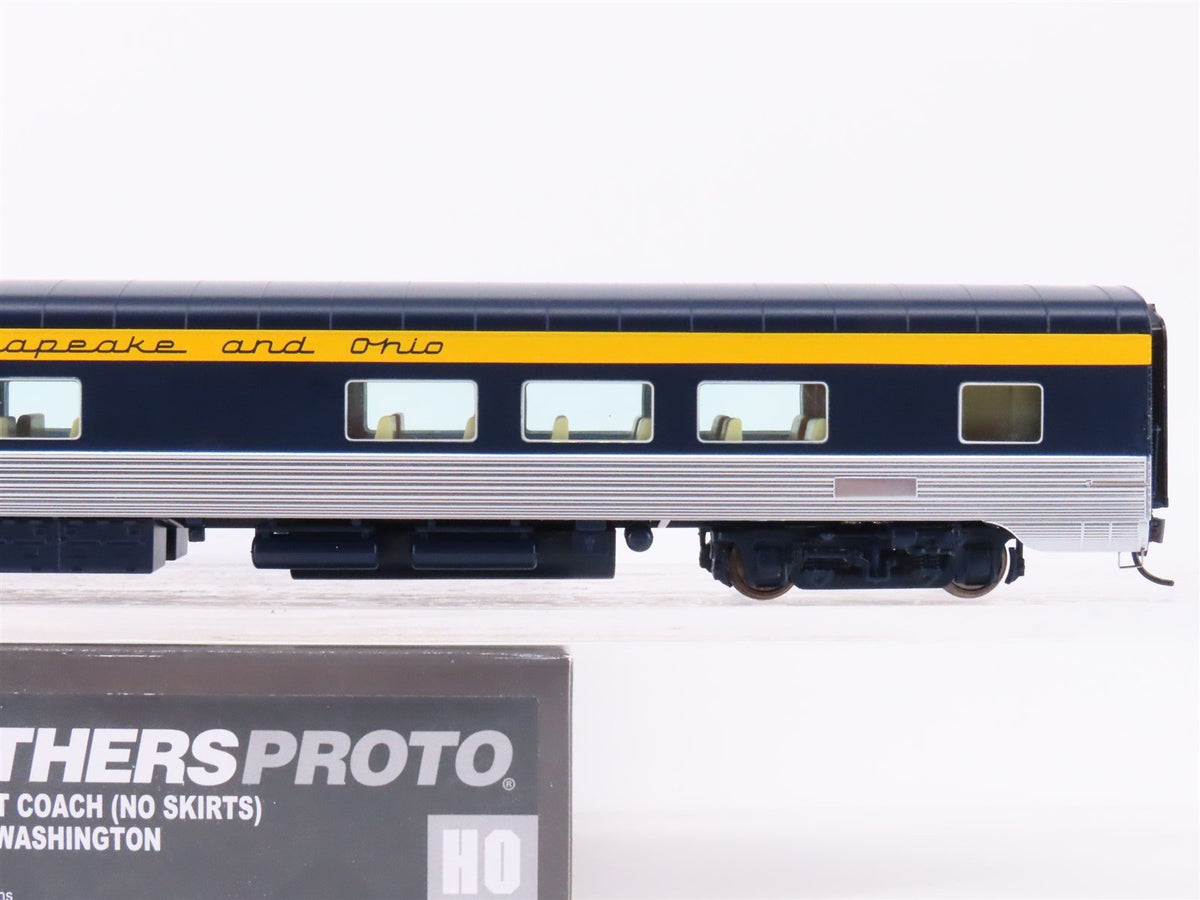 HO Walthers Proto 920-9503 C&amp;O George Washington 85&#39; Coach Passenger Car