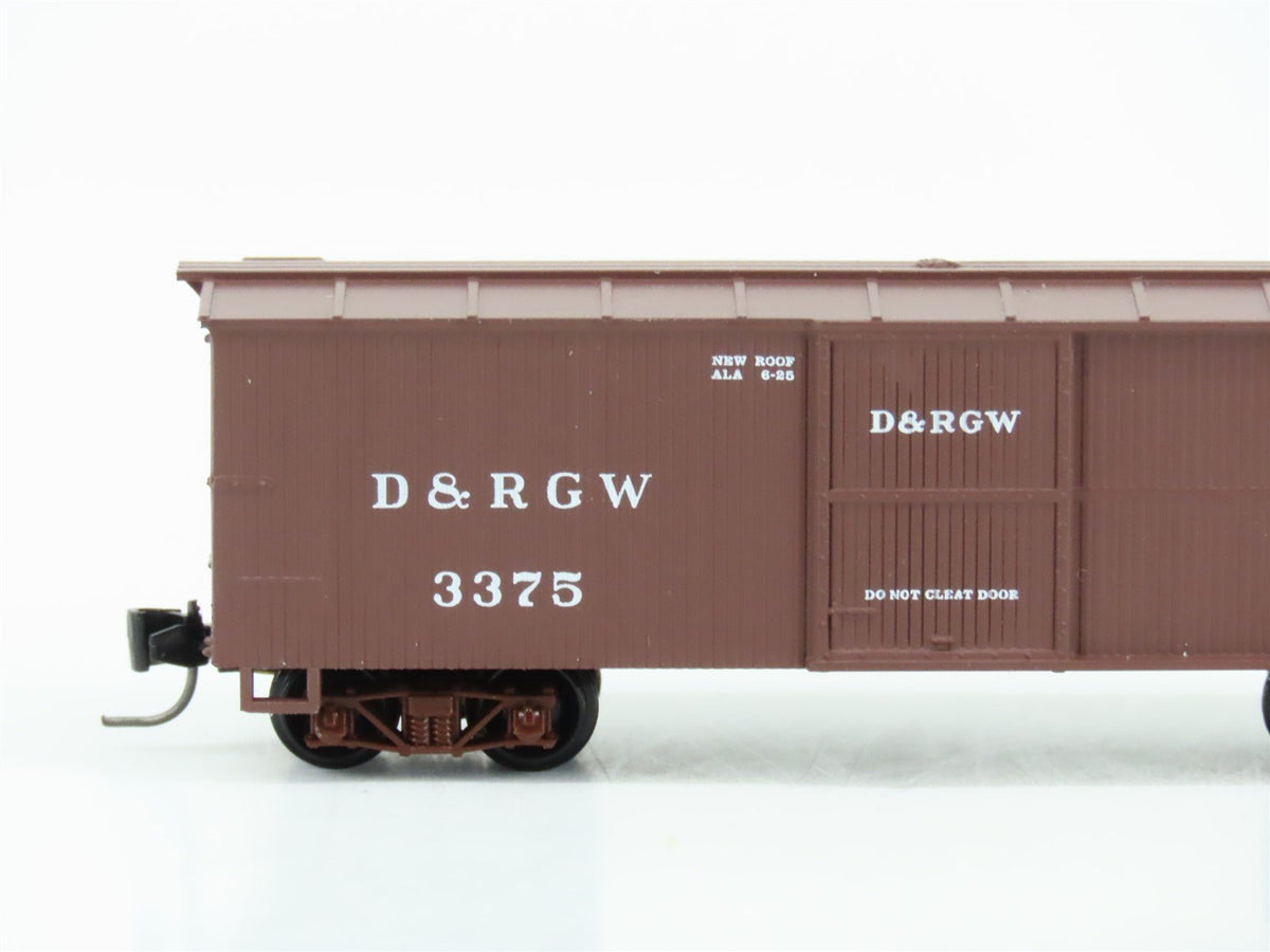 Nn3 Scale Micro-Trains MTL 15101 D&amp;RGW Rio Grande Single Door 30&#39; Box Car #3375