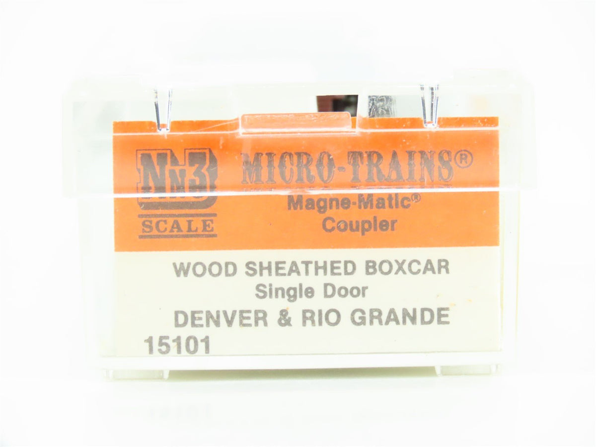 Nn3 Kadee Micro-Trains MTL 15101 D&amp;RGW Rio Grande Single Door 30&#39; Box Car #3066