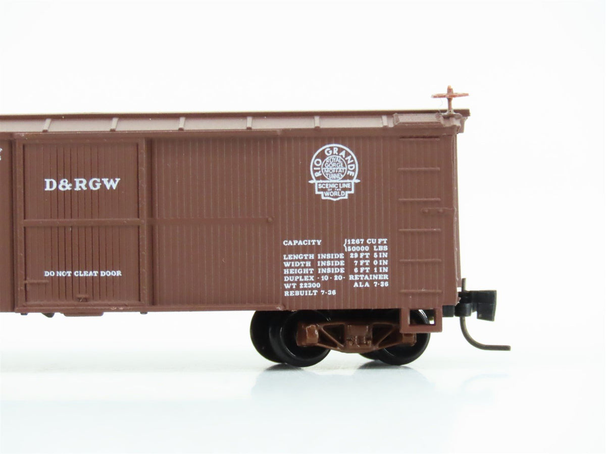 Nn3 Scale Micro-Trains MTL 15101 D&amp;RGW Rio Grande Single Door 30&#39; Box Car #3194