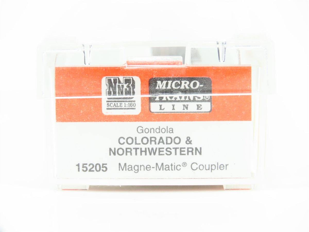 Nn3 Scale Micro-Trains MTL 15205 C&amp;N Colorado &amp; Northwestern Gondola #228