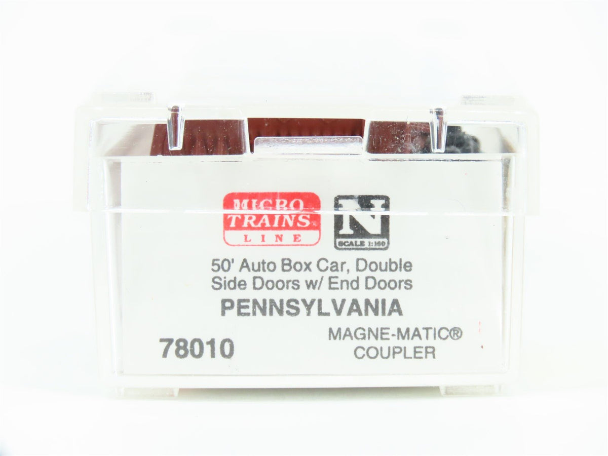 N Scale Micro-Trains MTL 78010 PRR Pennsylvania 50&#39; Double Door Box Car #82023