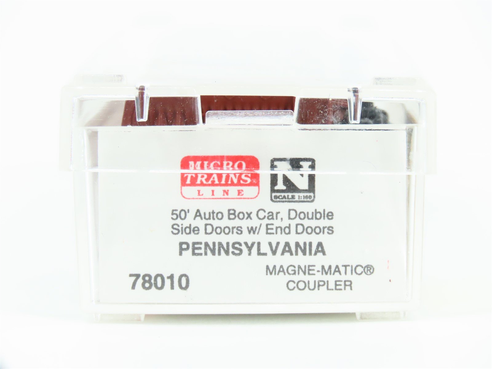 N Scale Micro-Trains MTL 78010 PRR Pennsylvania 50' Double Door Box Car #82023