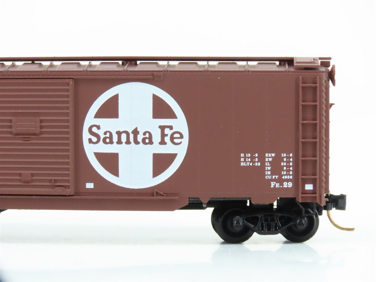 N Scale Micro-Trains MTL 78060 ATSF Santa Fe 50&#39; Double Door Box Car #9870