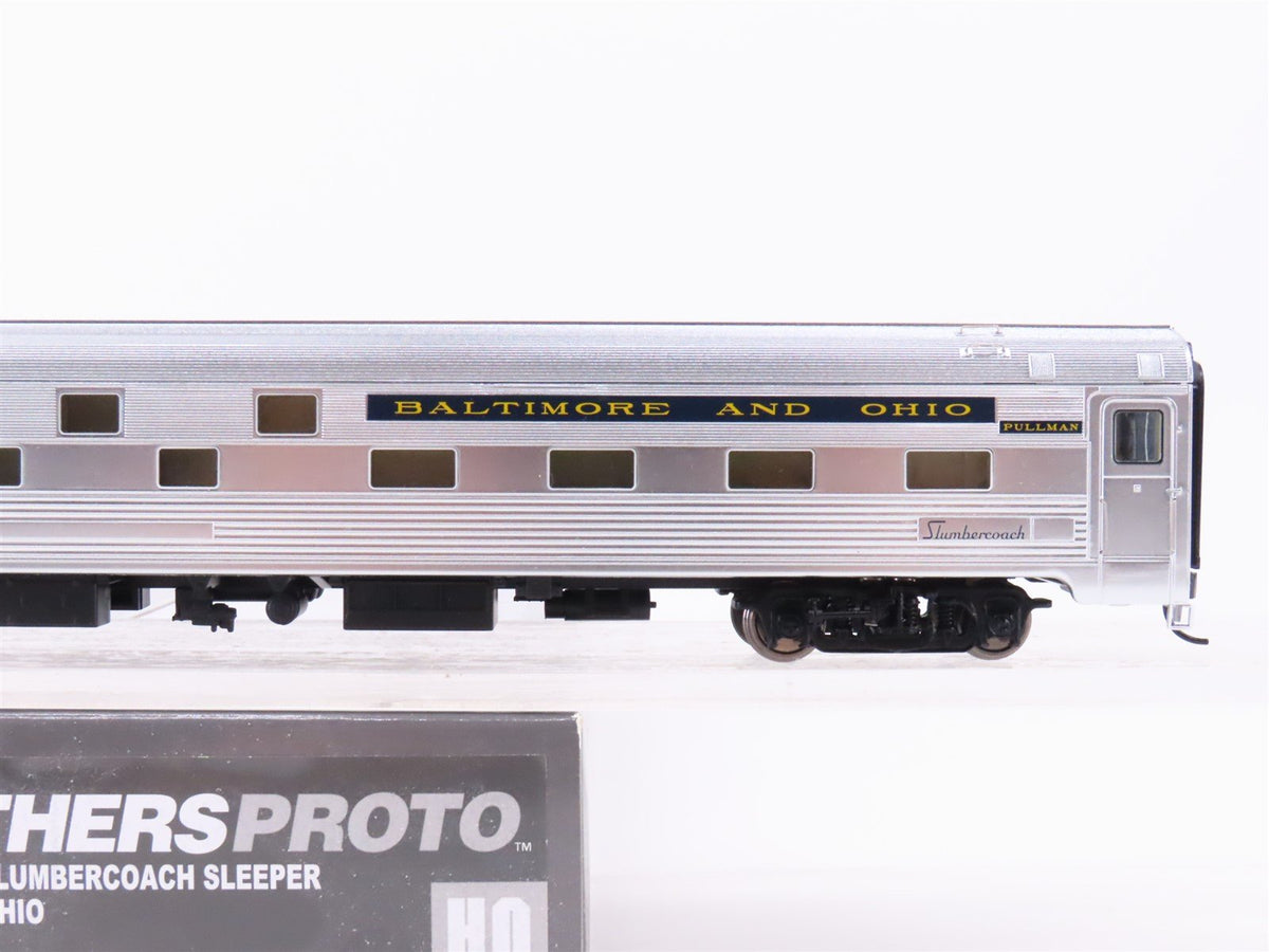 HO Walthers Proto 920-9403 B&amp;O Railway 85&#39; Budd 24-8 Sleeper Passenger Car