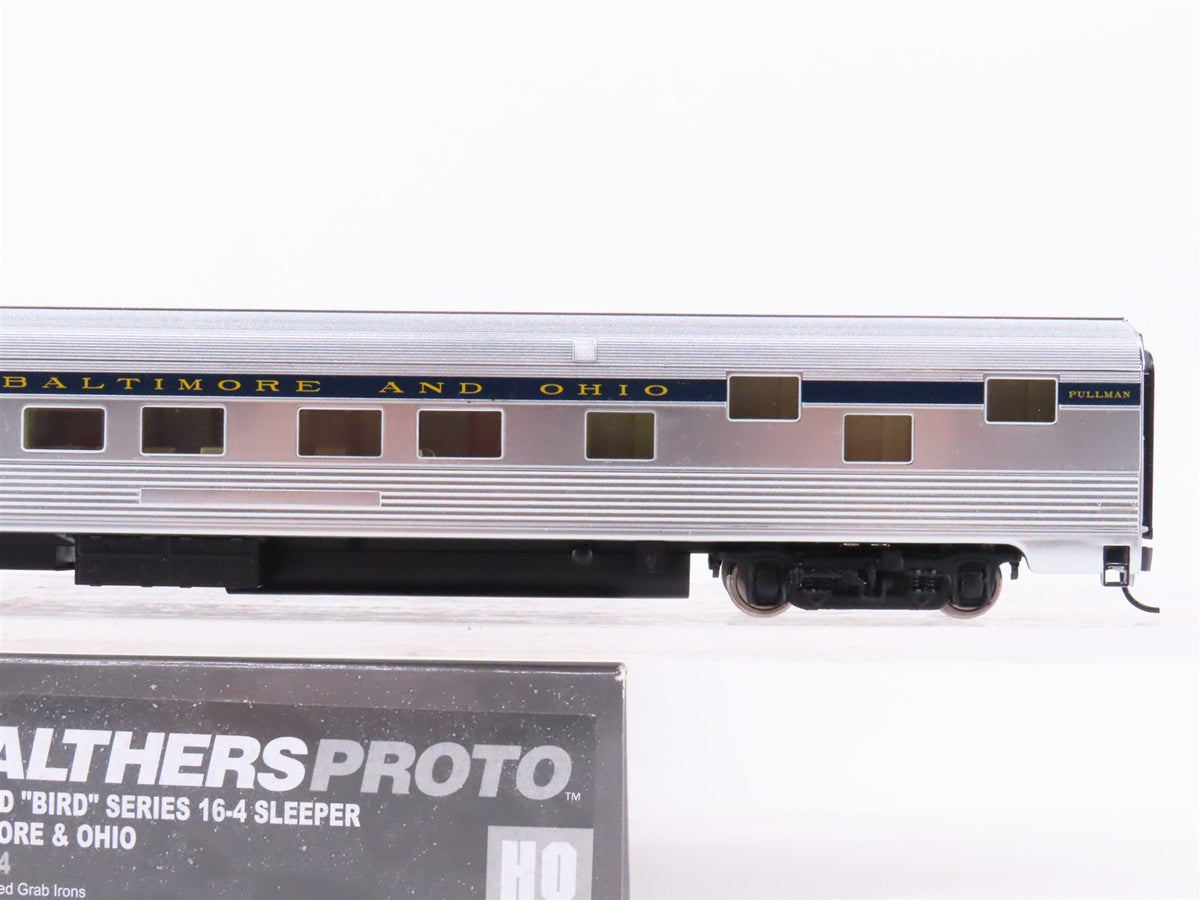 HO Walthers Proto 920-9404 B&amp;O Railway 85&#39; Budd 16-4 Sleeper Passenger Car