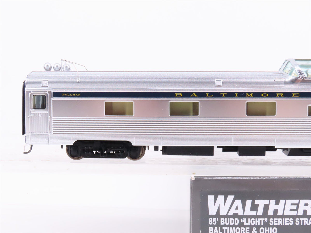 HO Walthers Proto 920-9405 B&amp;O Railway 85&#39; Budd 5-1-3 Dome-Sleeper Passenger