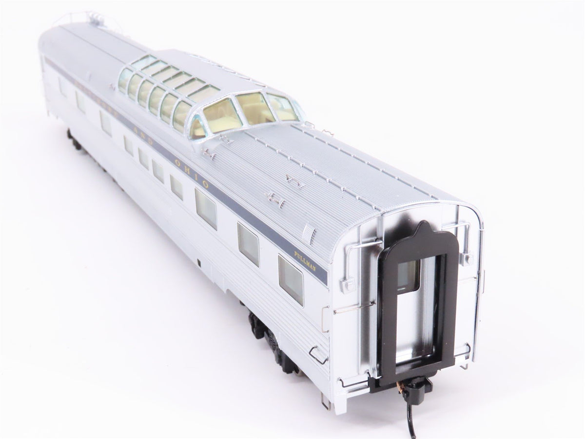 HO Walthers Proto 920-9405 B&amp;O Railway 85&#39; Budd 5-1-3 Dome-Sleeper Passenger