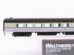 HO Walthers Proto 920-9406 B&O Railway 85' Budd 56-Seat Dining Passenger Car