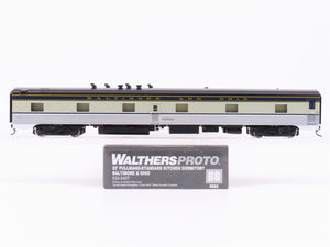 HO Walthers Proto 920-9407 B&O Railway 85' P-S Kitchen-Dormitory Passenger Car