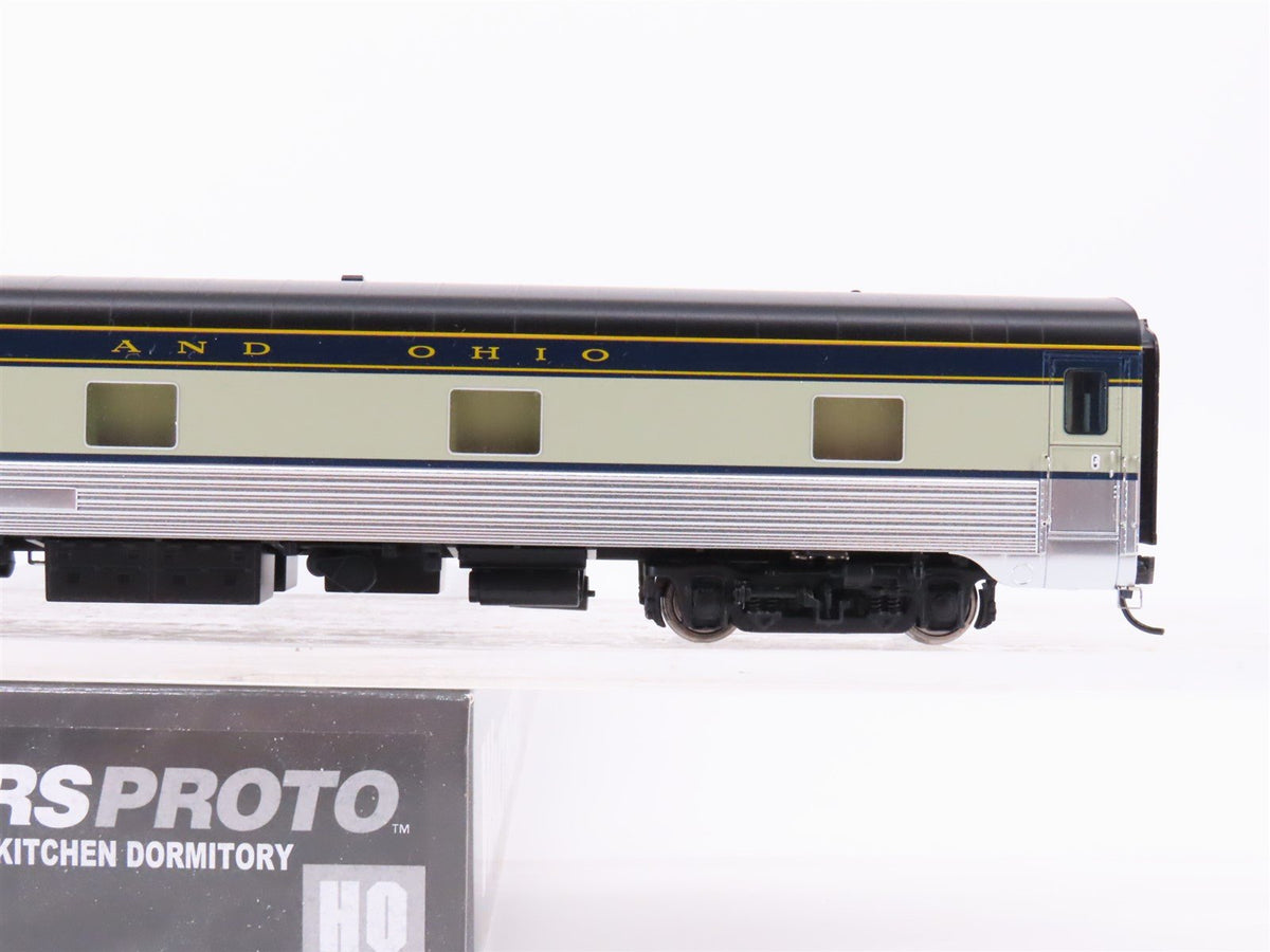 HO Walthers Proto 920-9407 B&amp;O Railway 85&#39; P-S Kitchen-Dormitory Passenger Car