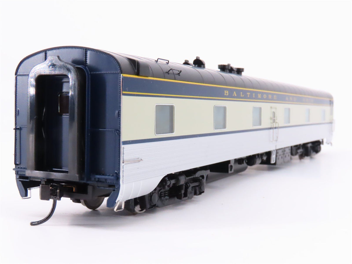 HO Walthers Proto 920-9407 B&amp;O Railway 85&#39; P-S Kitchen-Dormitory Passenger Car