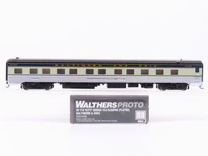 HO Walthers Proto 920-9408 B&O Railway 85' P-S 10-6 Sleeper Passenger Car