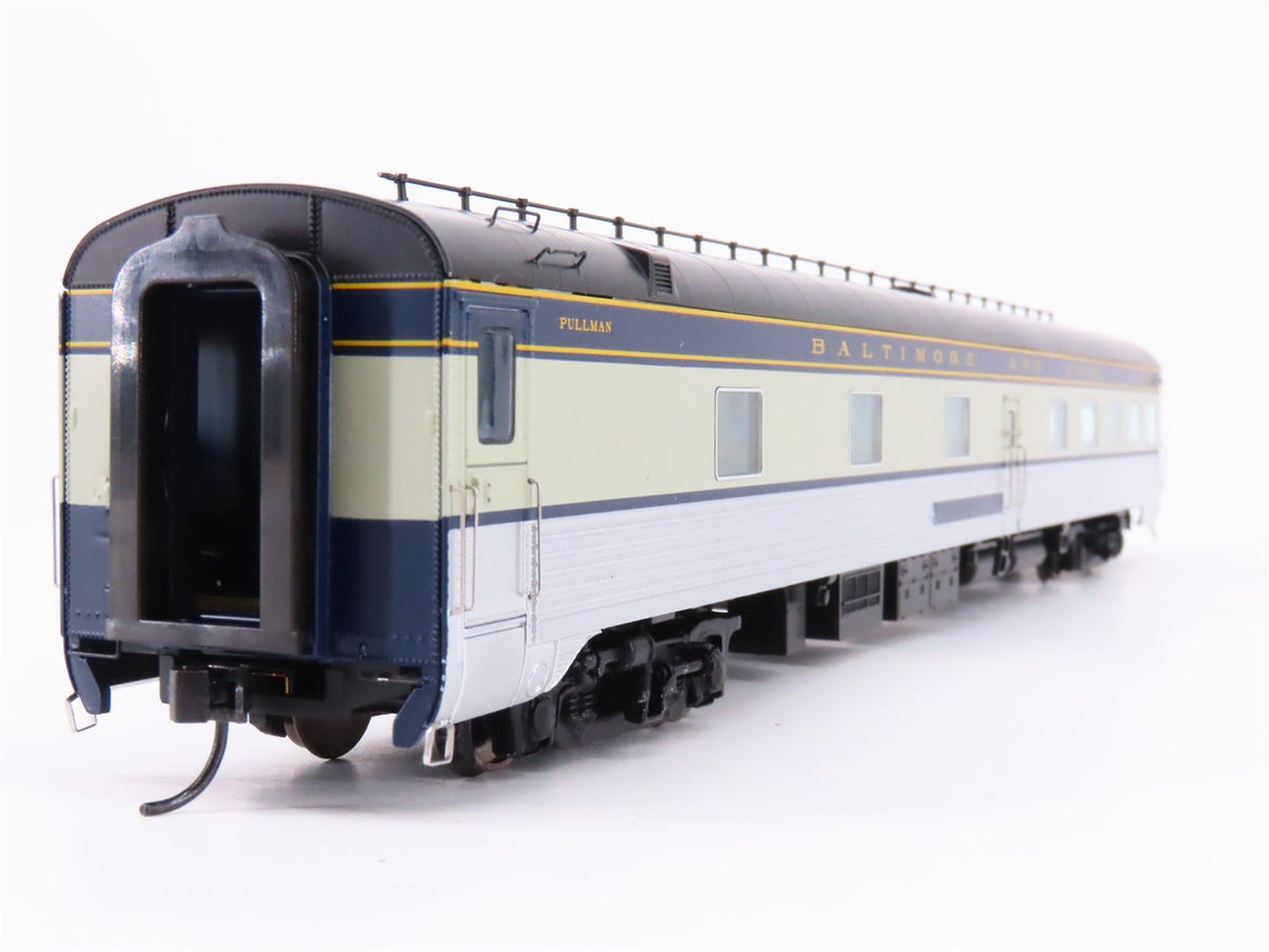 HO Walthers Proto 920-9409 B&amp;O Railway 85&#39; P-S Lounge-Observation Passenger Car