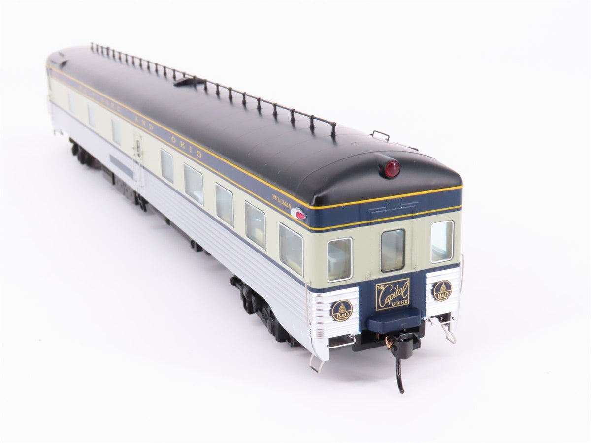 HO Walthers Proto 920-9409 B&amp;O Railway 85&#39; P-S Lounge-Observation Passenger Car