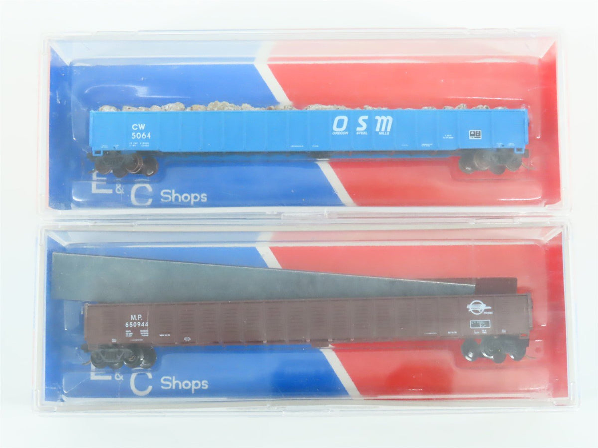 LOT of 13 N Scale MTL Micro-Trains E&amp;C Shops CRLE/BNSF/SP/D&amp;RGW/SW/MP Gondolas