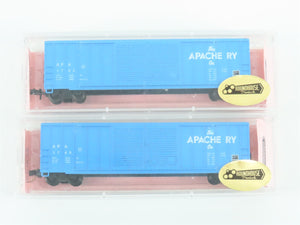 LOT of 12 N Scale Roundhouse 8828 APA Apache Railway Double Door Box Cars