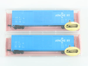 LOT of 12 N Scale Roundhouse 8828 APA Apache Railway Double Door Box Cars