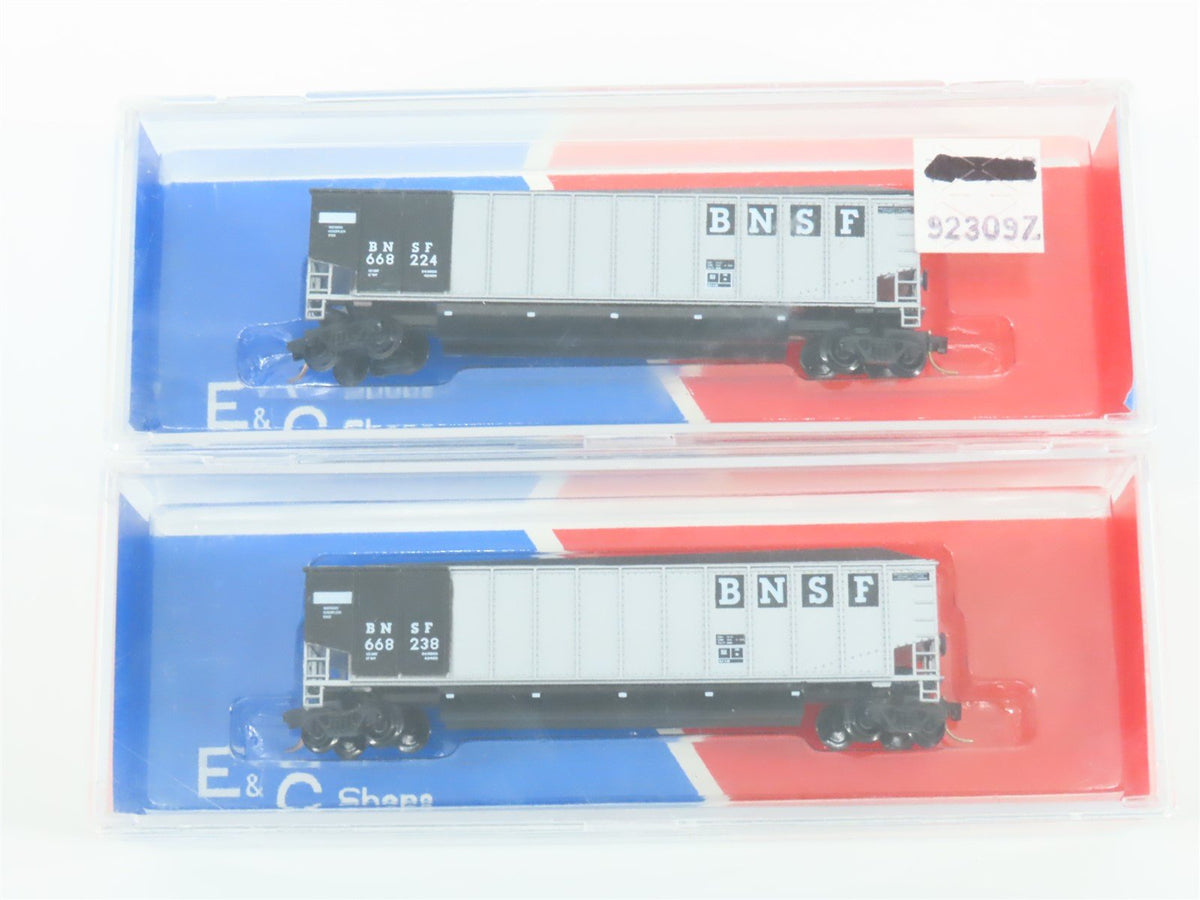 LOT of 7 N Scale Micro-Trains MTL E&amp;C Shops BNSF Railway Johnstown Coalporters