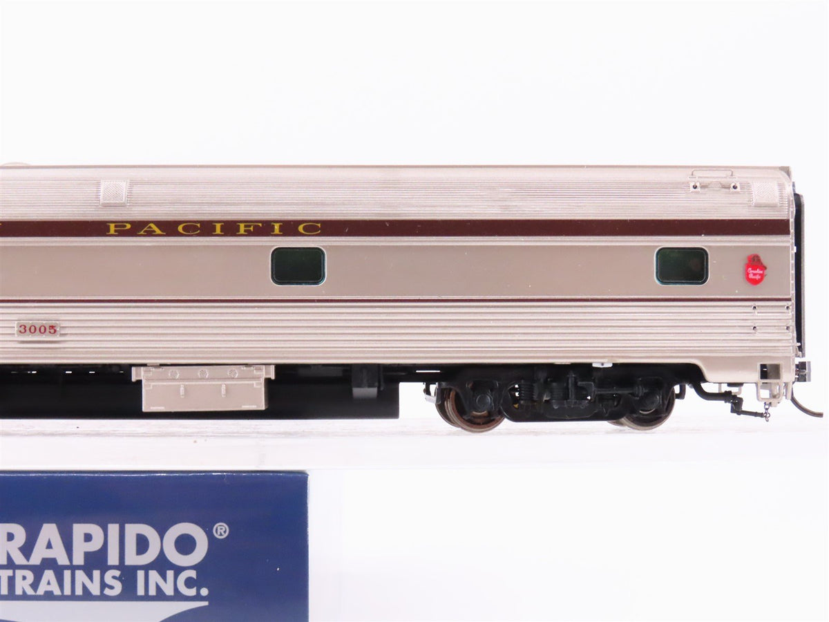 HO Scale Rapido 114002 CP Canadian Pacific Budd Baggage-Dorm Passenger Car #3005