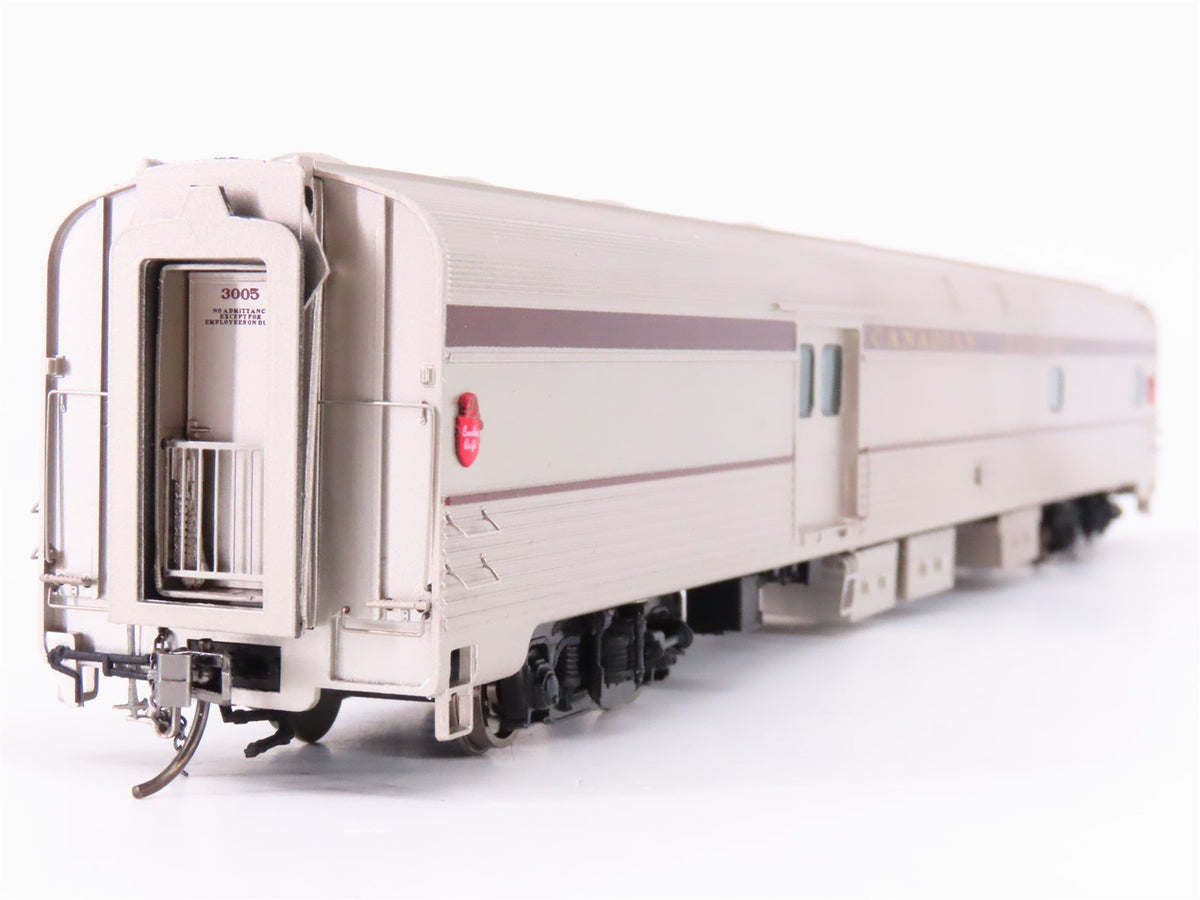 HO Scale Rapido 114002 CP Canadian Pacific Budd Baggage-Dorm Passenger Car #3005