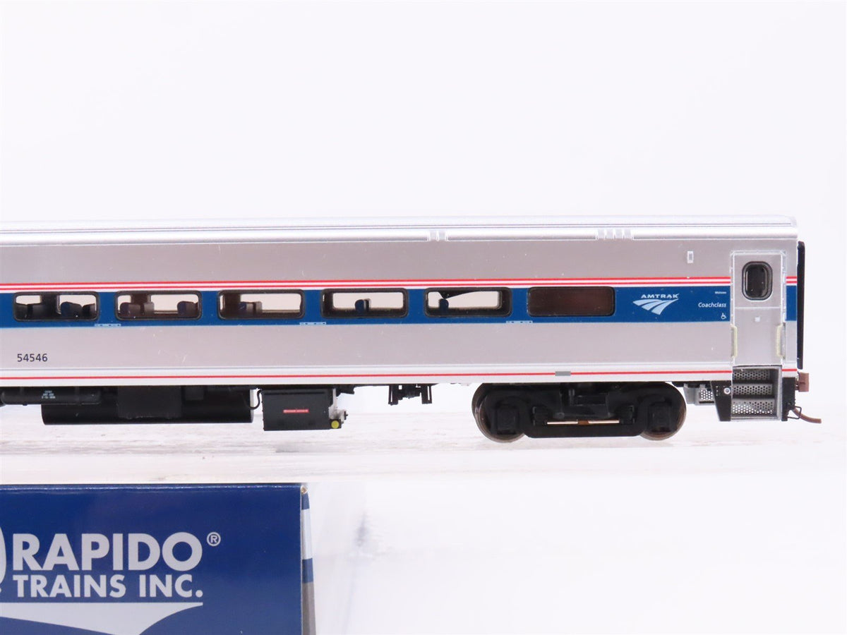 HO Scale Rapido 128050 Amtrak Horizon Phase 6 Coach Passenger Car #54546