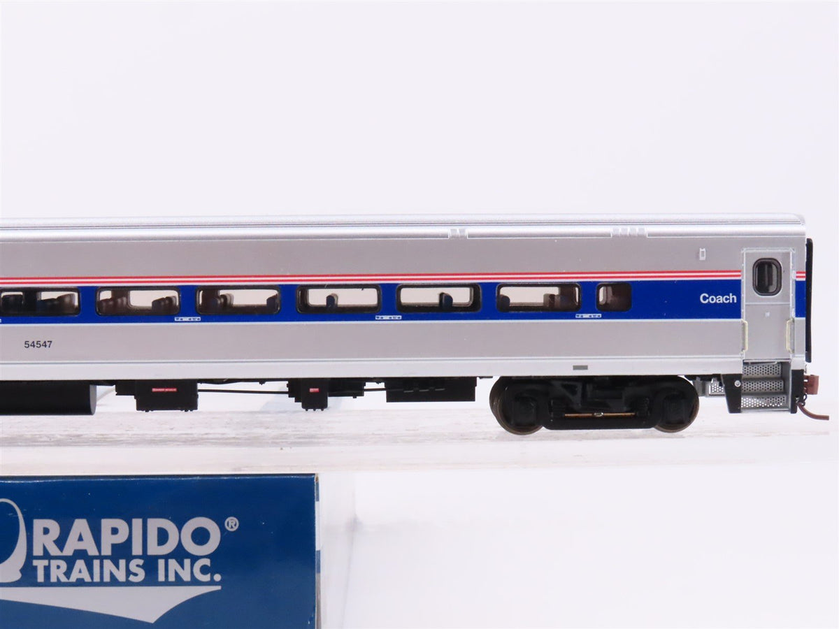 HO Scale Rapido 128012 Amtrak Horizon Phase 4 Coach Passenger Car #54547