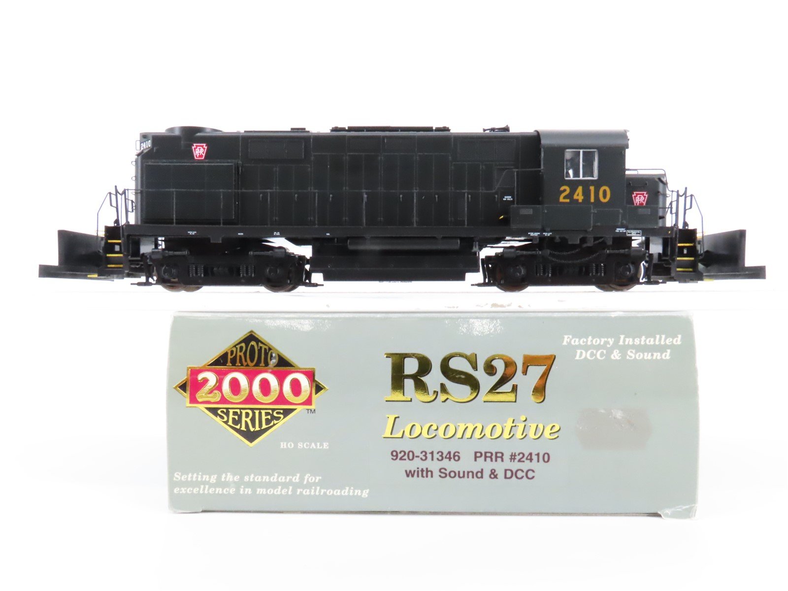 HO Scale Proto 2000 920-31346 PRR Pennsylvania RS27 Diesel #2410 w/ DCC & Sound