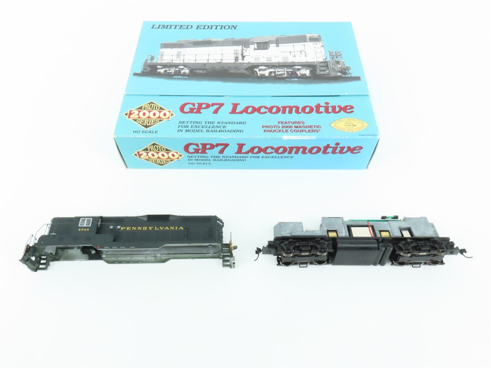 HO PROTO 2000 23007 PRR Pennsylvania EMD GP7 Ph. 2 Diesel #8508 - BAD GEARS