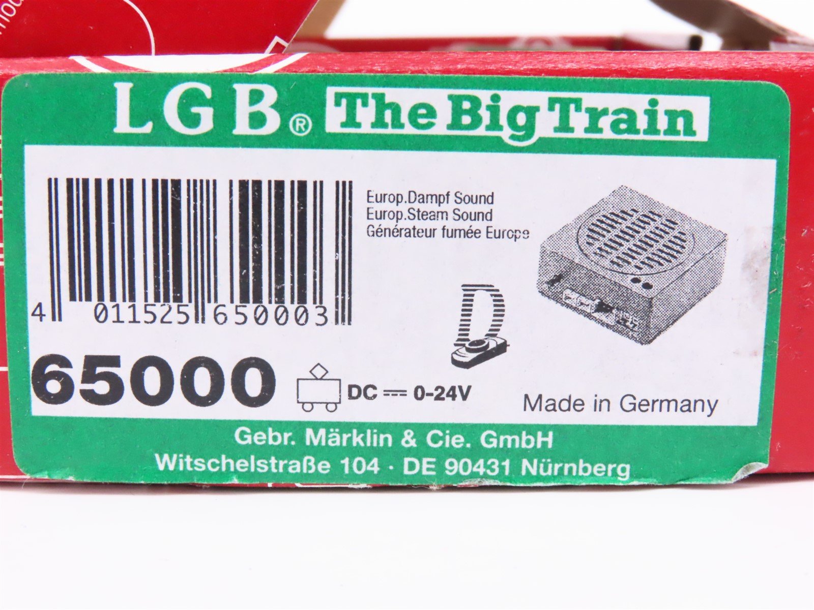 G Scale LGB 65000 MTS Sound Module for European Steam Locomotives