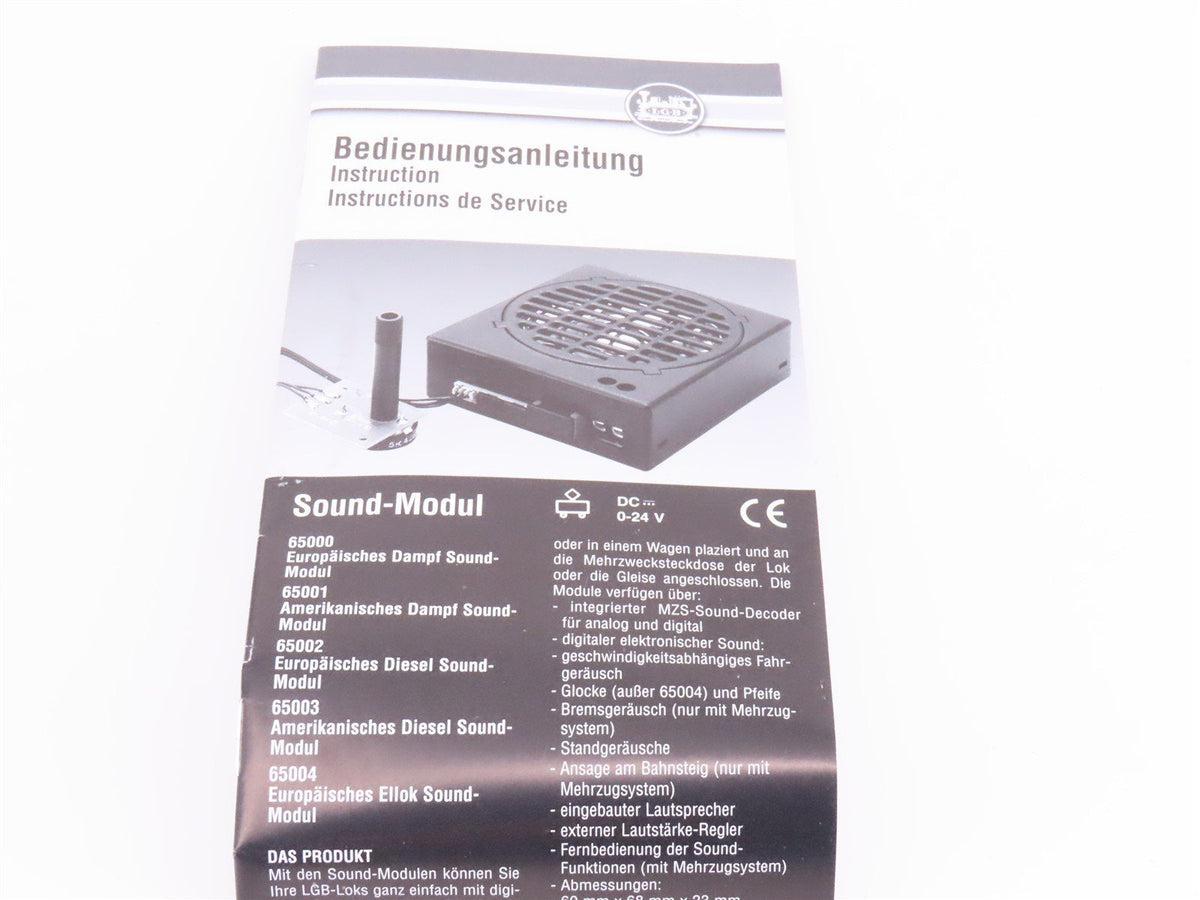 G Scale LGB 65000 MTS Sound Module for European Steam Locomotives