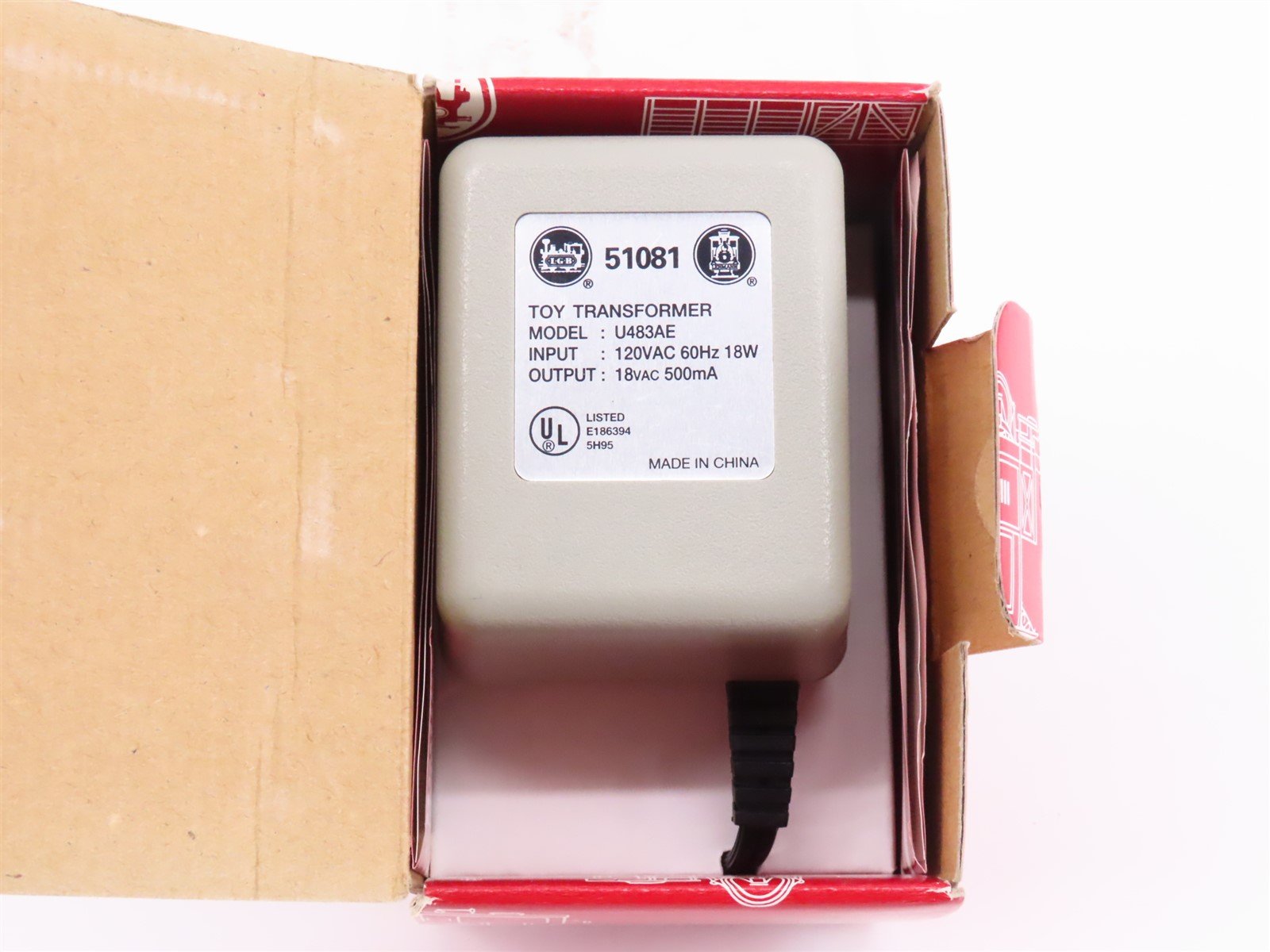 LGB 51081 AC 18V 500mA Transformer / Power Supply