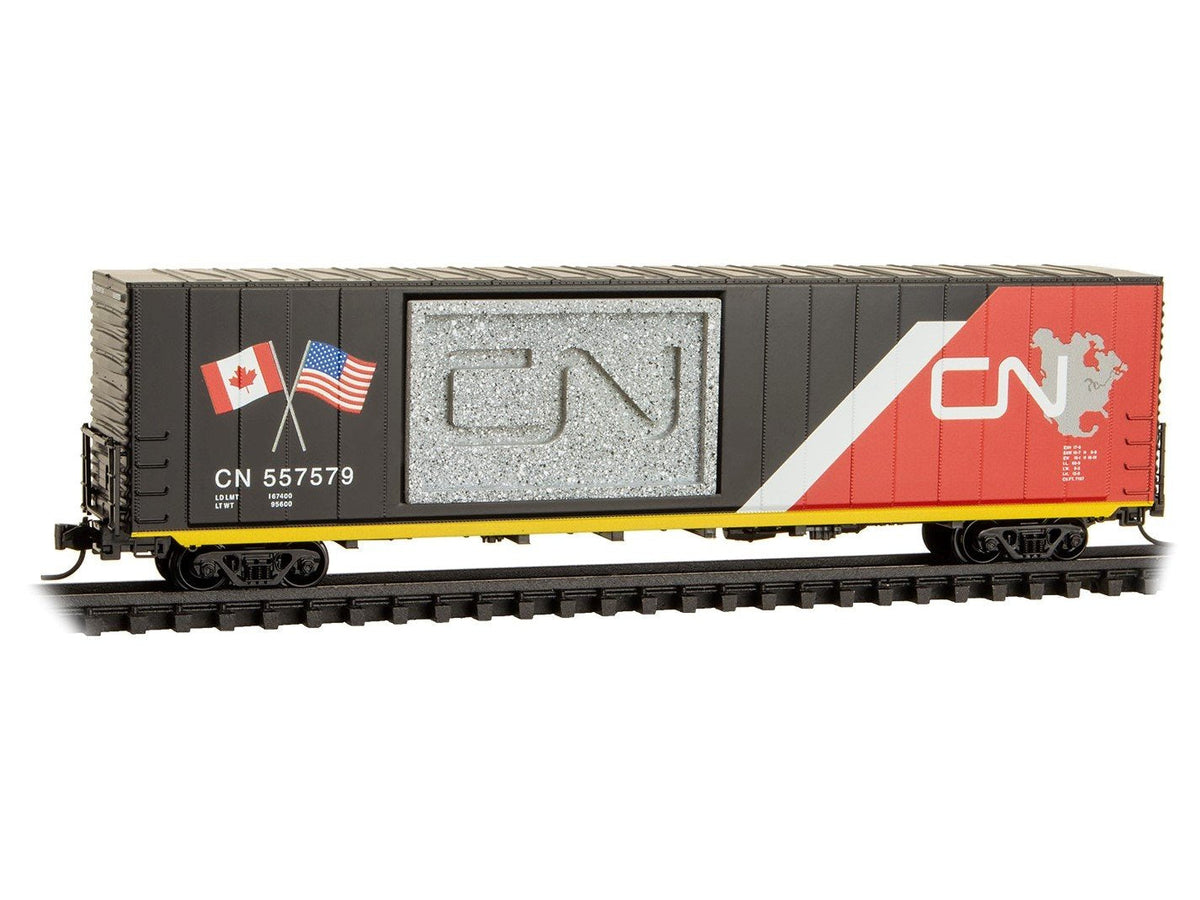 N Micro-Trains MTL 10200847 CN Canadian National Honoring Class 1 RR 60&#39; Box Car