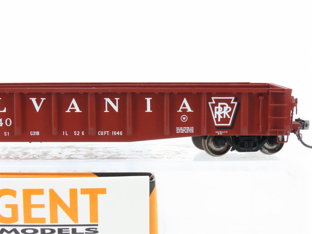 HO Scale Tangent 10720-05 PRR Pennsylvania ACF Welded 70T Gondola #372840