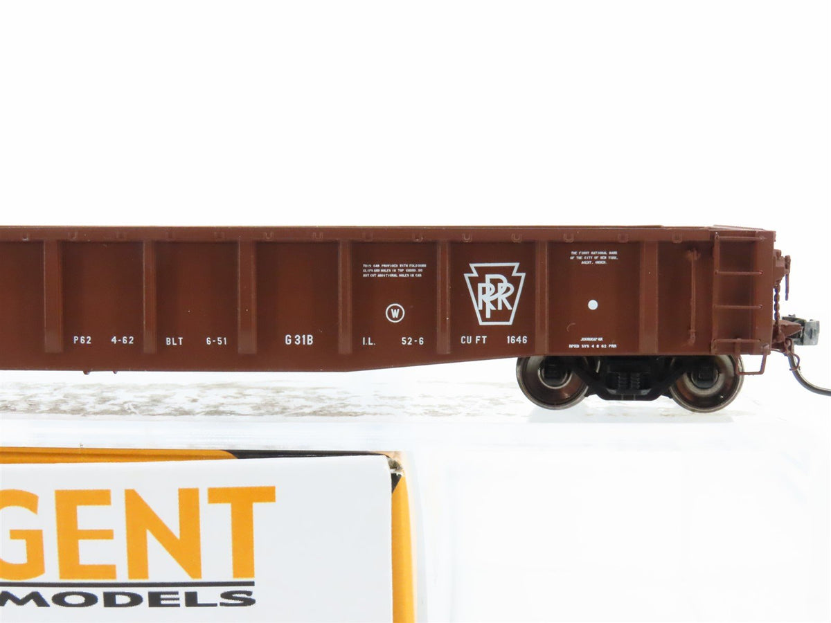 HO Scale Tangent 10715-16 PRR Pennsylvania ACF Welded 70T Gondola #373018