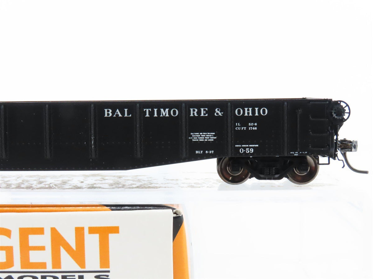 HO Scale Tangent 10910-04 B&amp;O Baltimore &amp; Ohio Bethlehem 52-6 Gondola #259387