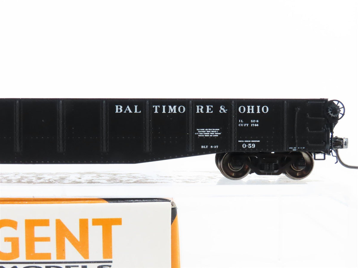 HO Scale Tangent 10910-07 B&amp;O Baltimore &amp; Ohio Bethlehem 52-6 Gondola #259624