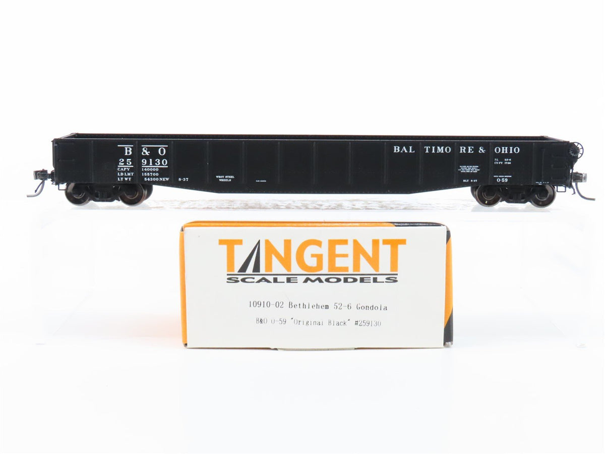 HO Scale Tangent 10910-02 B&amp;O Baltimore &amp; Ohio Bethlehem 52-6 Gondola #259130