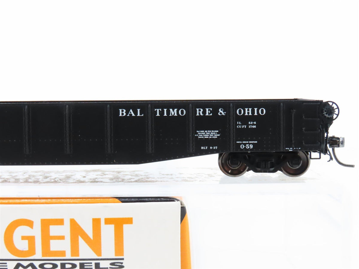 HO Scale Tangent 10910-02 B&amp;O Baltimore &amp; Ohio Bethlehem 52-6 Gondola #259130