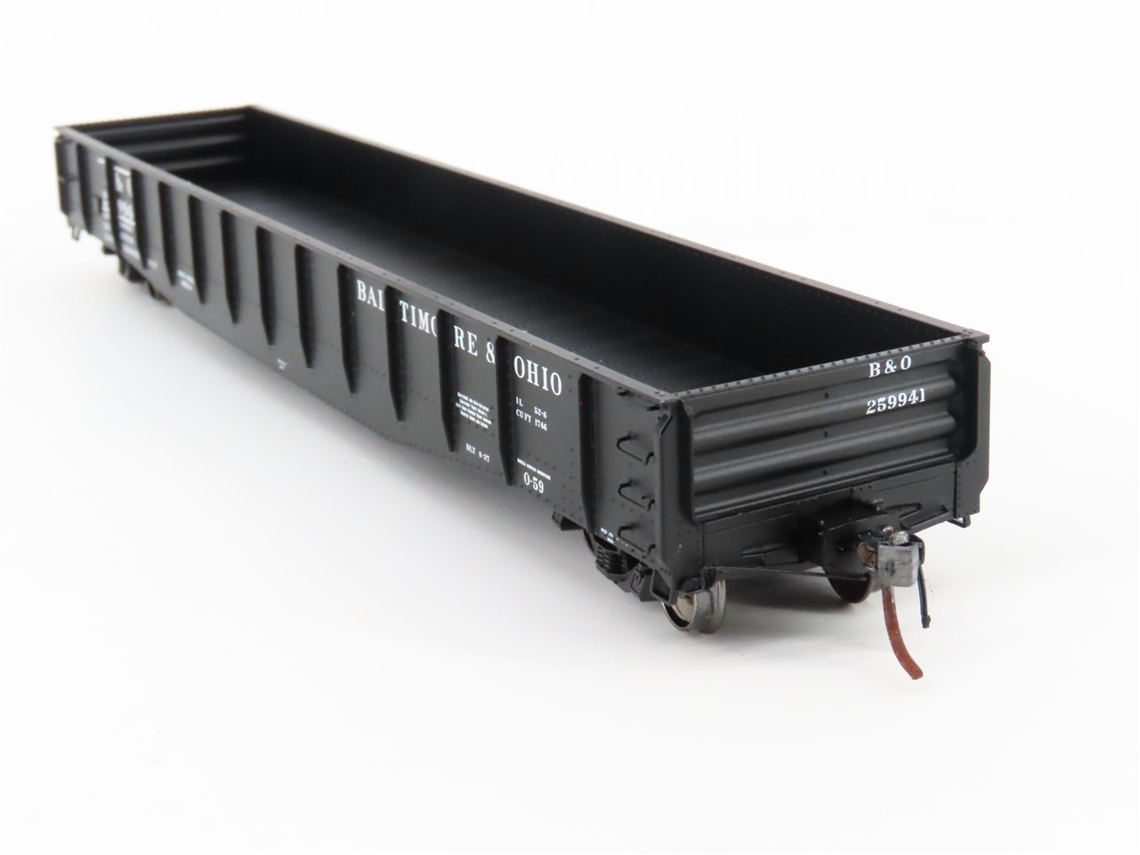 HO Scale Tangent 10910-10 B&O Baltimore & Ohio Bethlehem 52-6 Gondola #259941