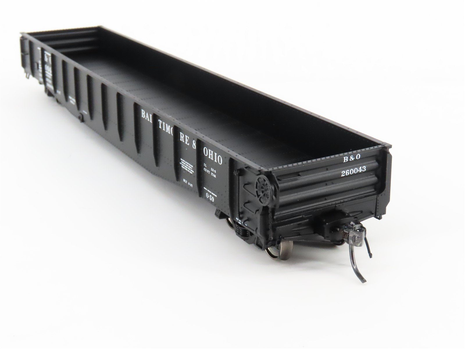 HO Scale Tangent 10910-11 B&O Baltimore & Ohio Bethlehem 52-6 Gondola #260043