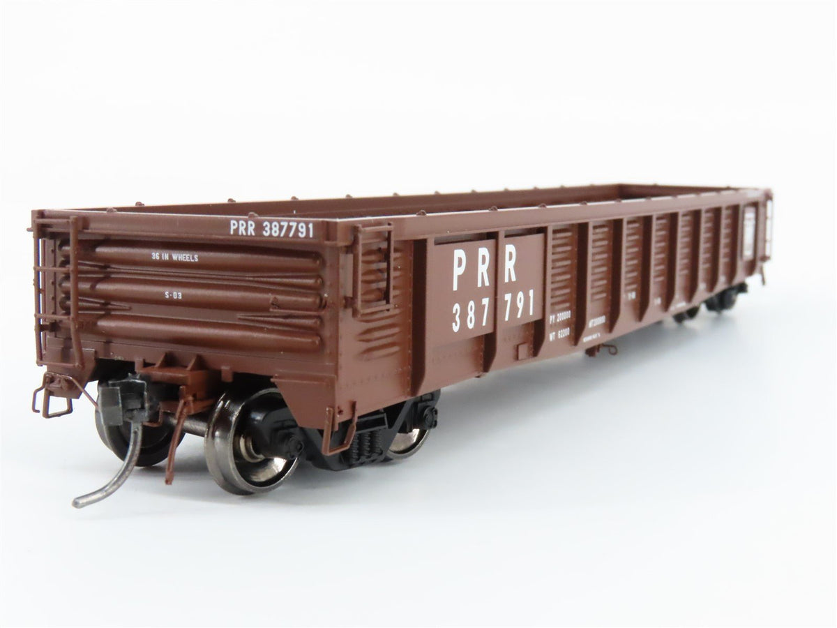 HO Tangent 17010-16 PRR and PC Shops Pennsylvania Class G43 52&#39; Gondola #387791