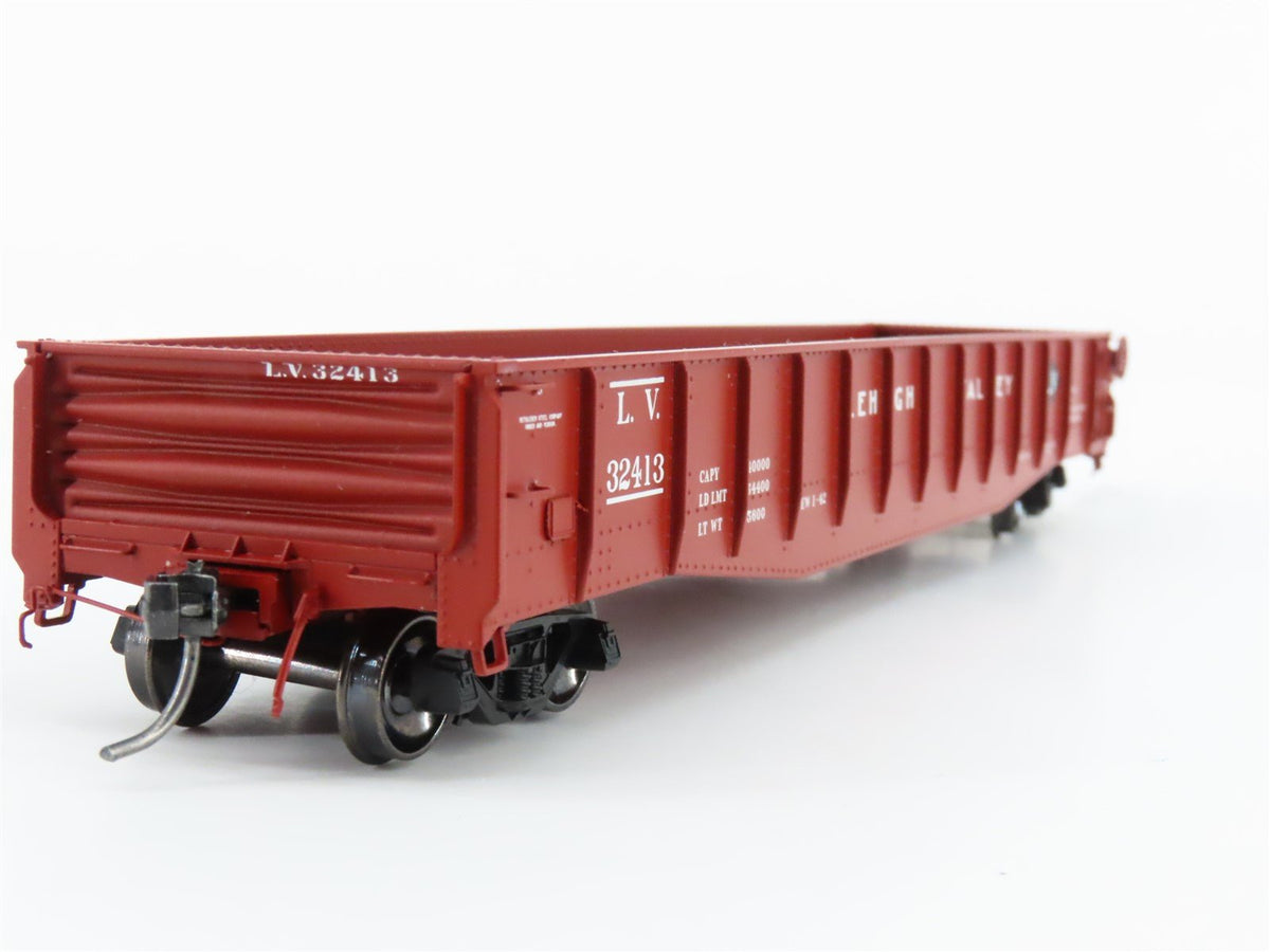 HO Tangent 10921-02 LV Lehigh Valley Bethlehem 52&#39; 6&quot; Riveted Gondola #32413