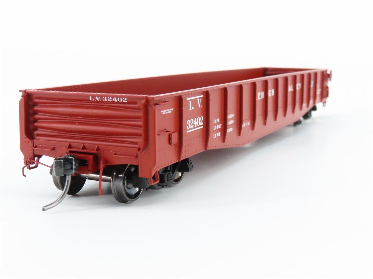 HO Tangent 10921-01 LV Lehigh Valley Bethlehem 52&#39; 6&quot; Riveted Gondola #32402