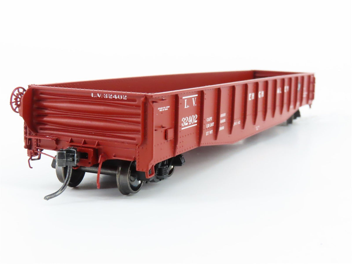 HO Tangent 10921-01 LV Lehigh Valley Bethlehem 52&#39; 6&quot; Riveted Gondola #32402