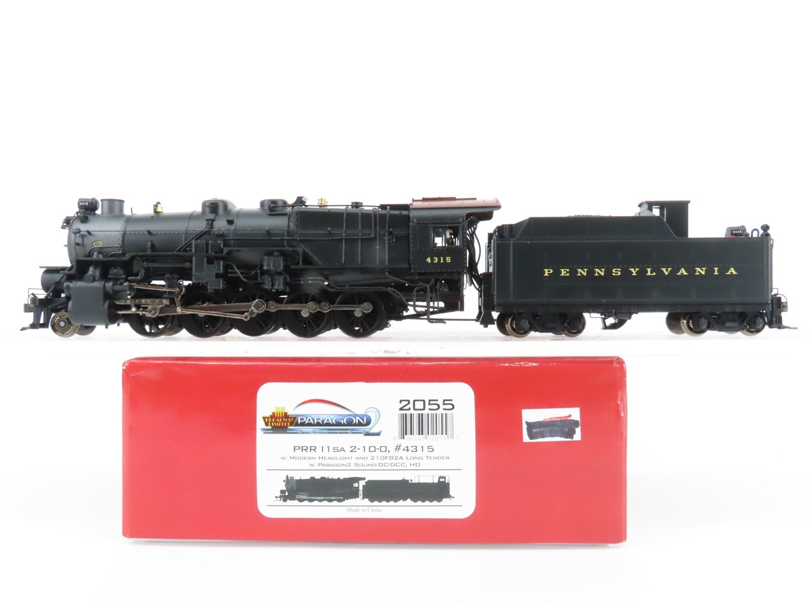 HO Broadway Limited BLI 2055 PRR Pennsylvania 2-10-0 I1sa Steam #4315 - Paragon2