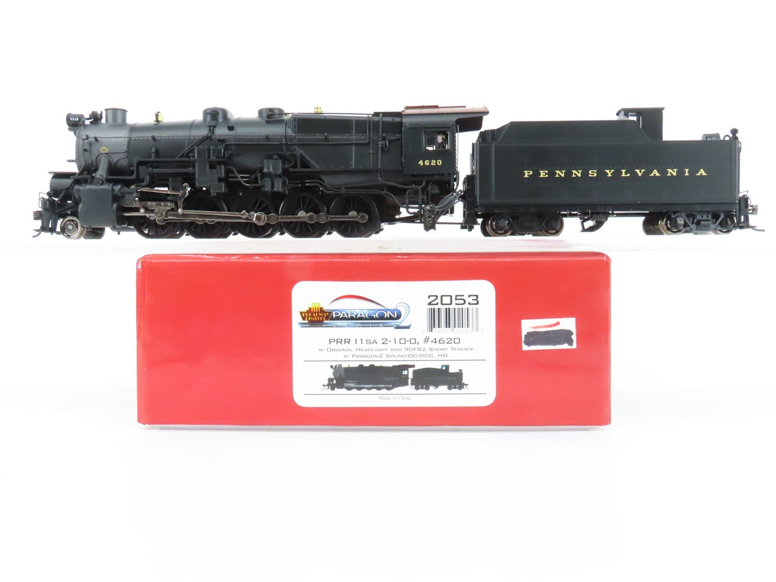 HO Broadway Limited BLI 2053 PRR Pennsylvania 2-10-0 I1sa Steam #4620 - Paragon2