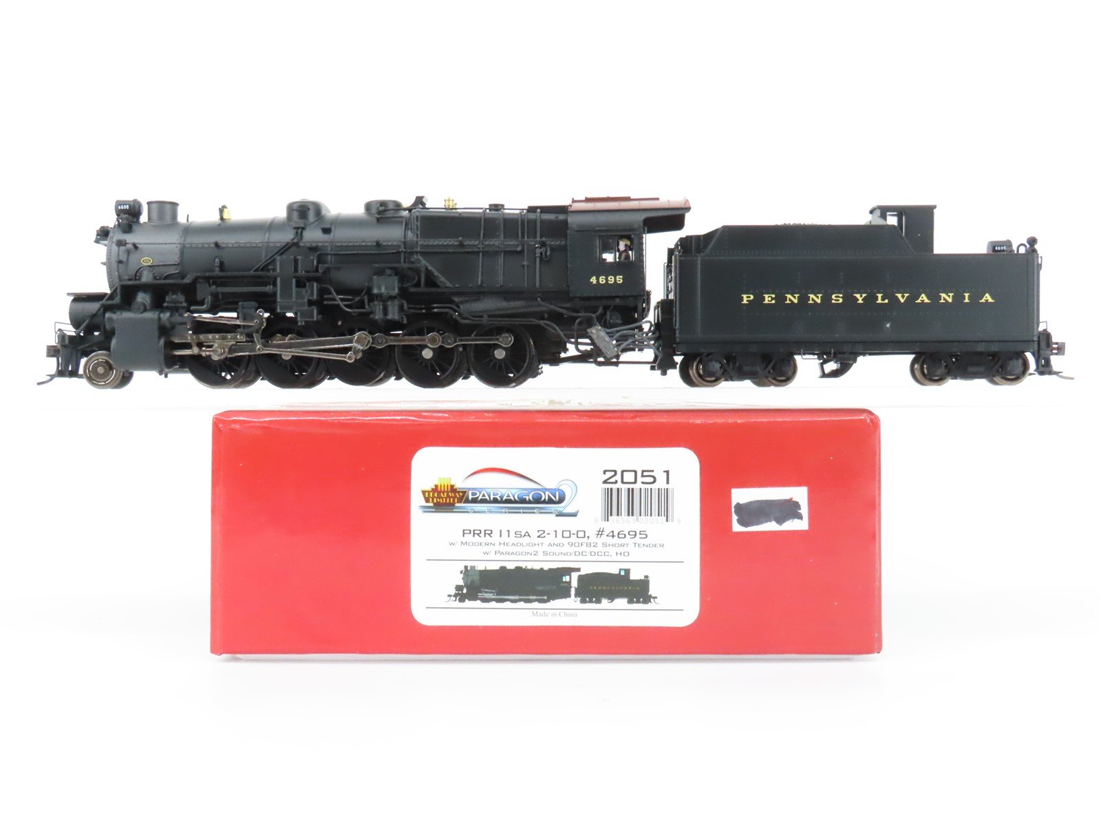 HO Broadway Limited BLI 2051 PRR Pennsylvania 2-10-0 I1sa Steam #4695 - Paragon2