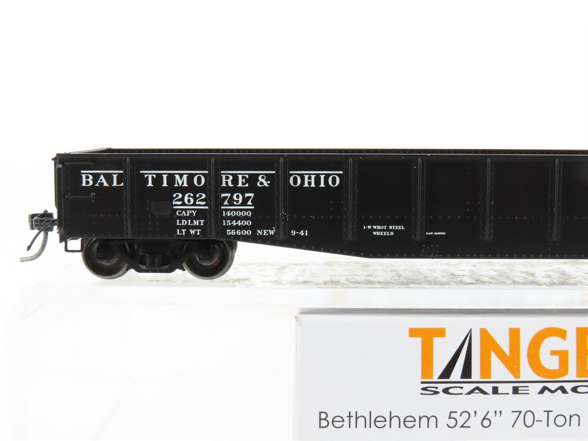 HO Scale Tangent 10920-05 B&amp;O Baltimore &amp; Ohio Bethlehem 52&#39; 6&quot; Gondola #262797