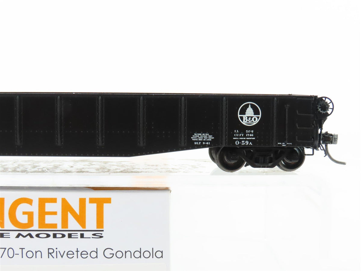 HO Scale Tangent 10920-05 B&amp;O Baltimore &amp; Ohio Bethlehem 52&#39; 6&quot; Gondola #262797